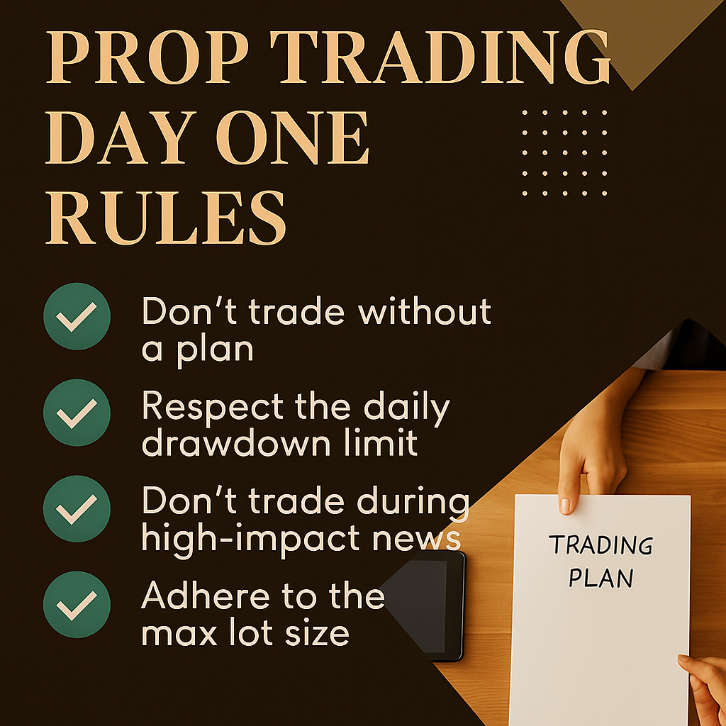 prop trading day one rules