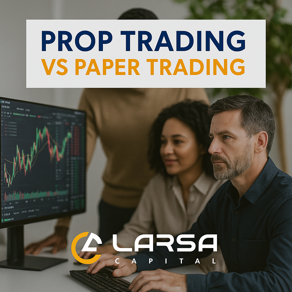 prop trading vs paper trading